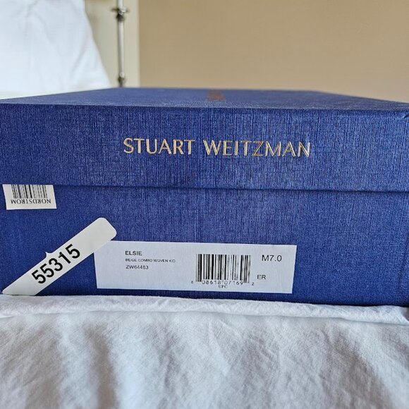 Stuart Weitzman Elsie Espadrille Wedge Sandal Size  7 M US - Picture 8 of 8